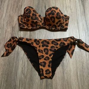H&M leopard bikini